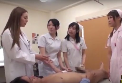 หนังโป๊ญี่ปุ่น สอนพยาบาลฝึกหัดให้รีดน้ำควยคนไข้ผู้ชาย